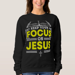 Behålla din fokusering på Jesus bibelstudie Christ T Shirt