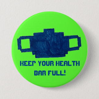 Behålla din hälsopixelmask för Pub Fullt Knapp