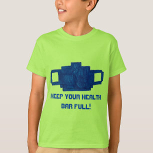 Behålla din hälsopixelmask för Pub Fullt T Shirt