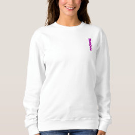 Behålla Din Hope Alive Sweatshirt - White T Shirt