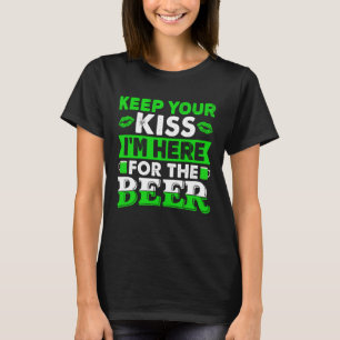 Behålla din kyss här för öl-patricks le t shirt