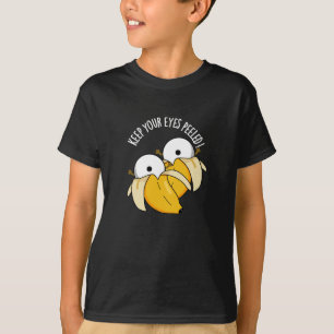 Behålla Din Ögon Peeled Funny Eyeball Pun Mörk BG T Shirt