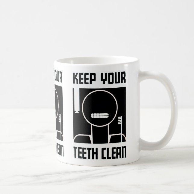Behålla din tjugonrengöring kaffemugg (Höger)