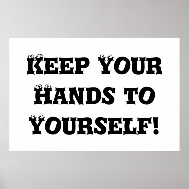 Behålla ditt Händer till dig själv - fullständigt  Poster (Framsidan)