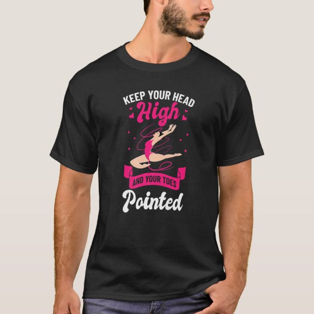 Behålla ditt huvud och dina leksaker utpekade Acro T Shirt (Framsida)