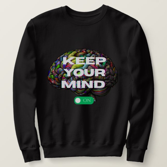 Behålla ditt sinne på - manar Classic sweatshirt (Design framsida)