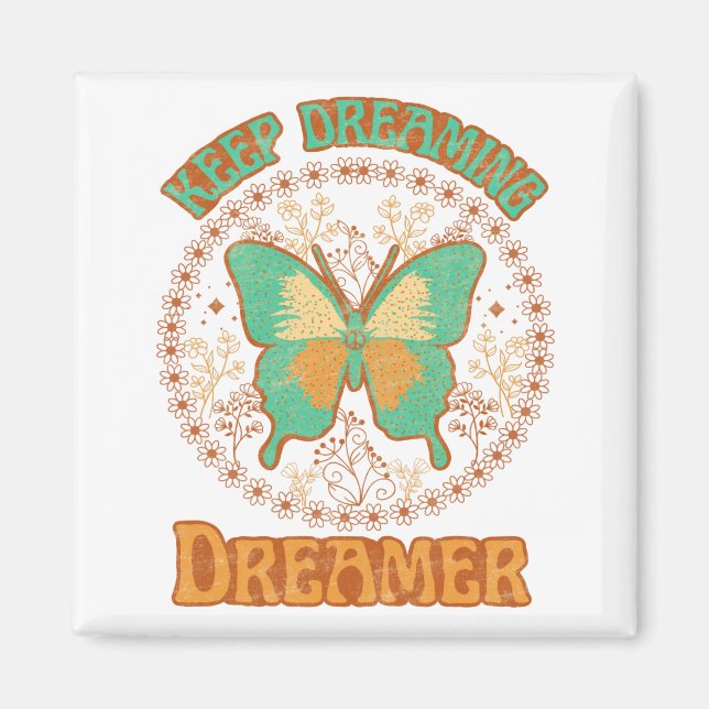 Behålla Dreaming Dreamer Magnet (Framsidan)