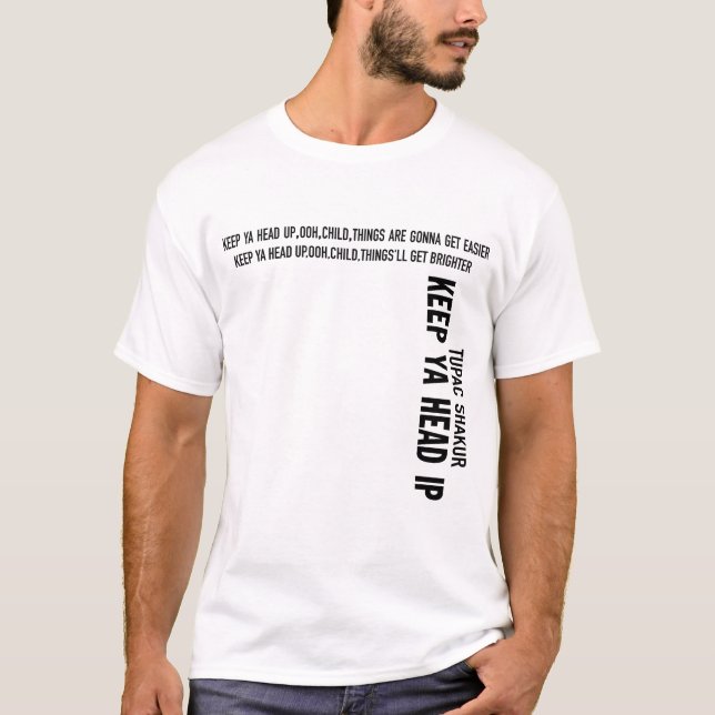 behålla du går upp, oj, barn, sak ska få öden t shirt (Framsida)