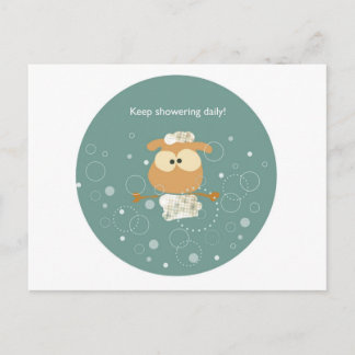 Behålla duschar dagligen! vykort