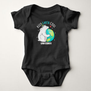 Behålla Earth Coola Polar Bear Earth Day Manar Kvi T Shirt
