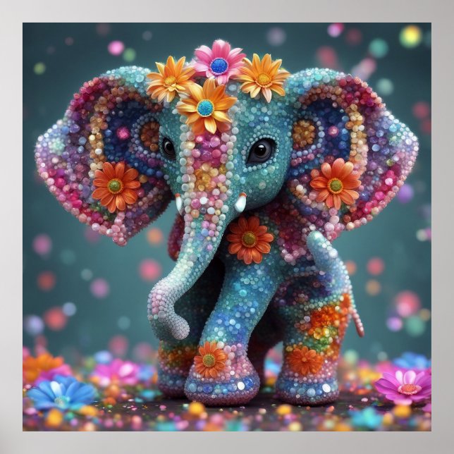 Behålla Elephant-design eller design Poster (Framsidan)