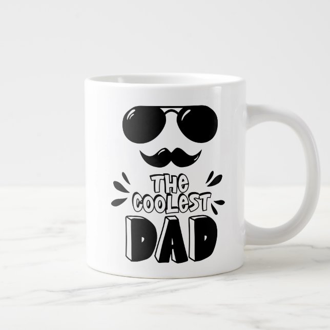 Behålla eller design av ditt eget kaffe, mugg, mug jumbo mugg (Höger)