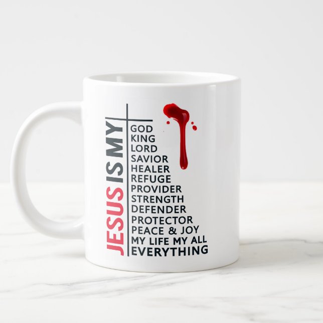 Behålla eller design av ditt eget kaffe, mugg, mug jumbo mugg (Vänster)