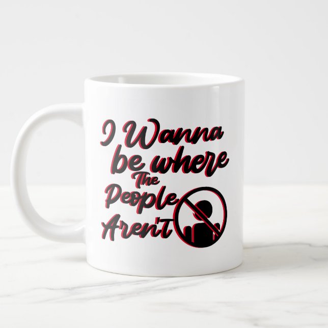 Behålla eller design av ditt eget kaffe, mugg, mug jumbo mugg (Vänster)