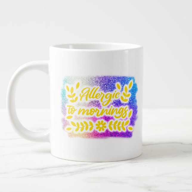 Behålla eller design av ditt eget kaffe, mugg, mug jumbo mugg (Vänster)