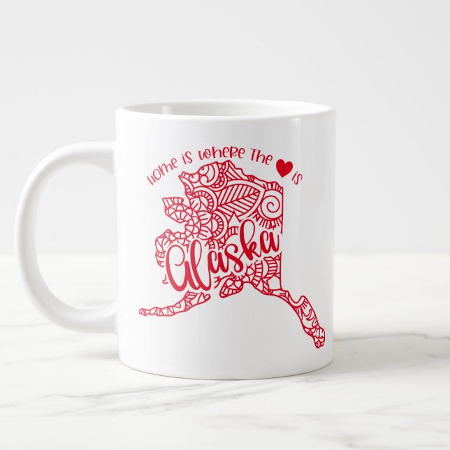 Behålla eller design av ditt eget kaffe, mugg, mug jumbo mugg (Vänster)
