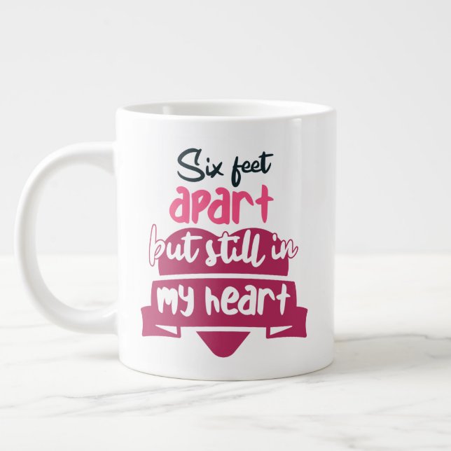 Behålla eller design av ditt eget kaffe, mugg, mug jumbo mugg (Vänster)