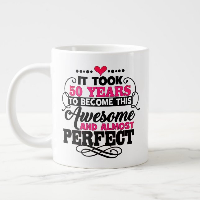 Behålla eller design av ditt eget kaffe, mugg, mug jumbo mugg (Vänster)