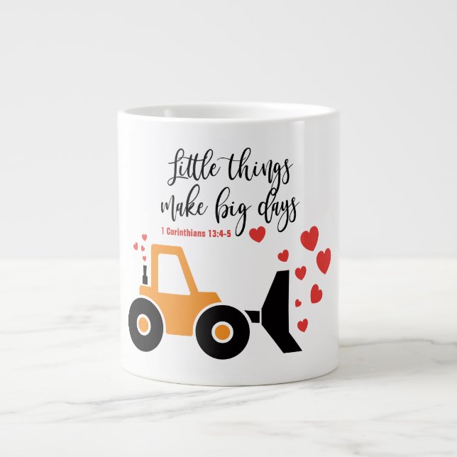 Behålla eller design av ditt eget kaffe, mugg, mug jumbo mugg (Framsidan)