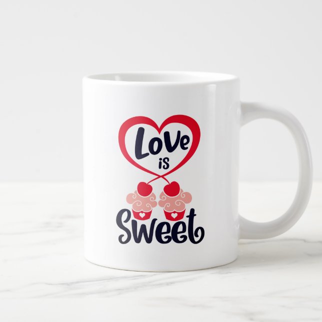 Behålla eller design av ditt eget kaffe, mugg, mug jumbo mugg (Höger)