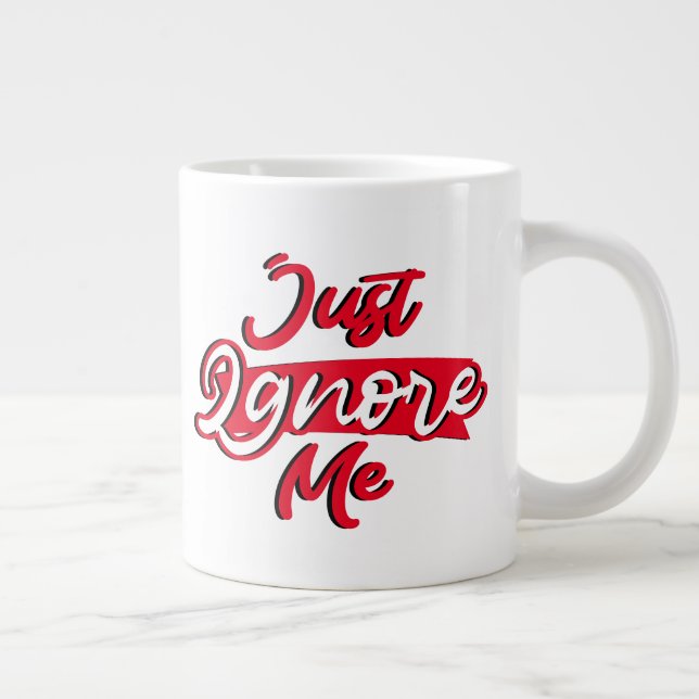 Behålla eller design av ditt eget kaffe, mugg, mug jumbo mugg (Höger)