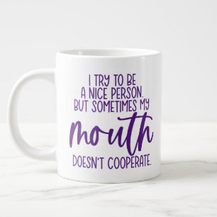 Behålla eller design av ditt eget kaffe, mugg, mug jumbo mugg