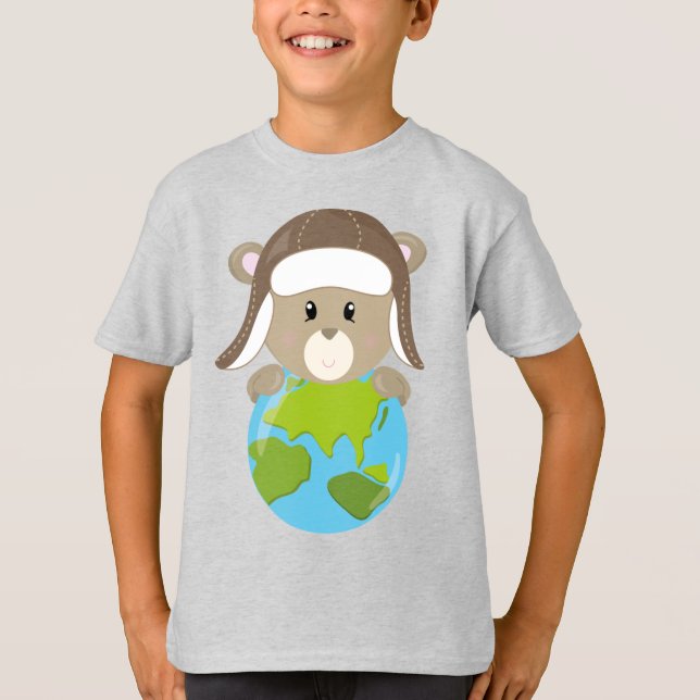 Behålla eller design - barnens grundläggande T-Shi T Shirt (Framsida)