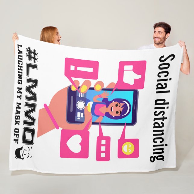 Behålla eller design - Blankett, 60" x 80" Fleecefilt (På plats)
