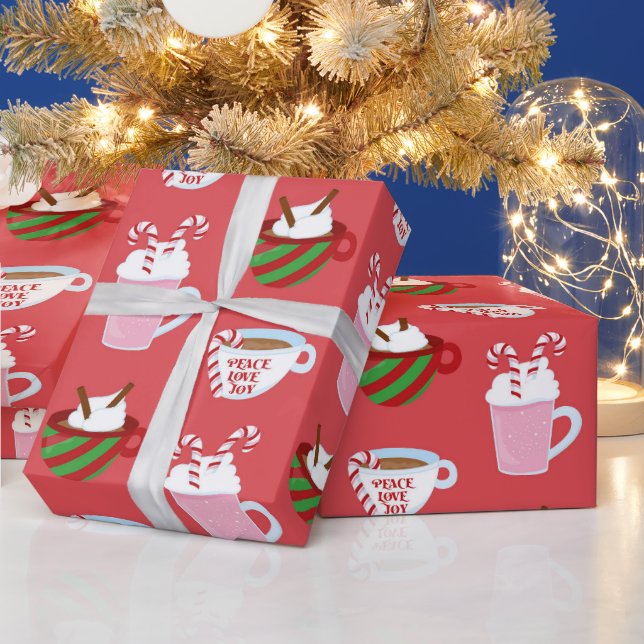 Behålla eller design din egen - Papper för radbryt Presentpapper (Helgdagar)