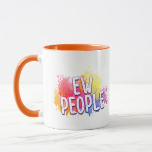 Behålla eller design för eget:-) Två ton kaffe mug Mugg