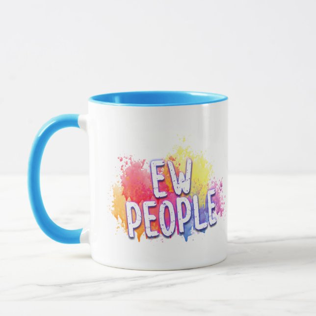Behålla eller design för eget:-) Två ton kaffe mug Mugg (Vänster)