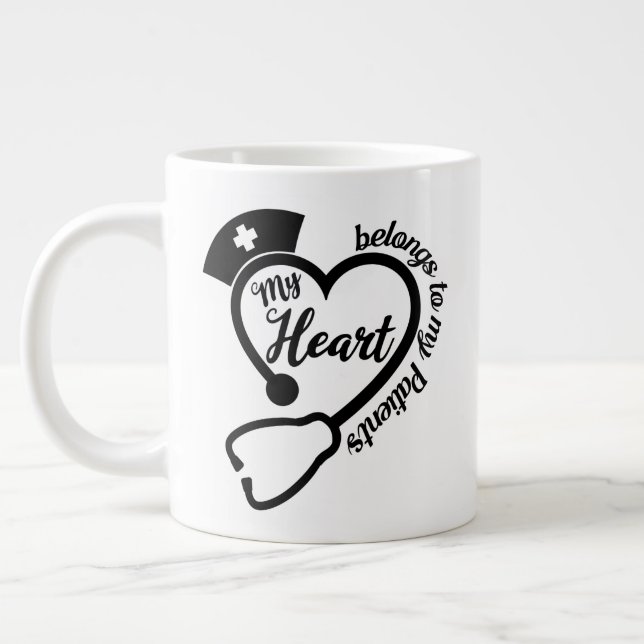 Behålla eller design - Jumbo Mugg (Vänster)
