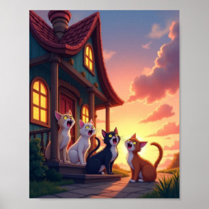 Behålla eller design poster