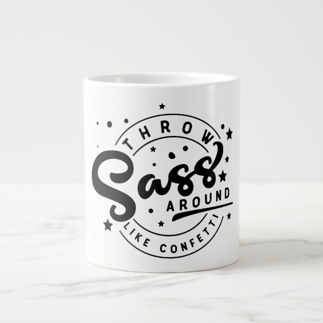 Behålla eller Skapa din egen matkaffe Mugg Jumbo Mugg (Framsidan)