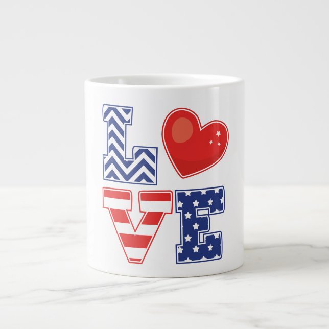 Behålla eller Skapa ditt eget kaffe Mugg Jumbo Mugg (Framsidan)