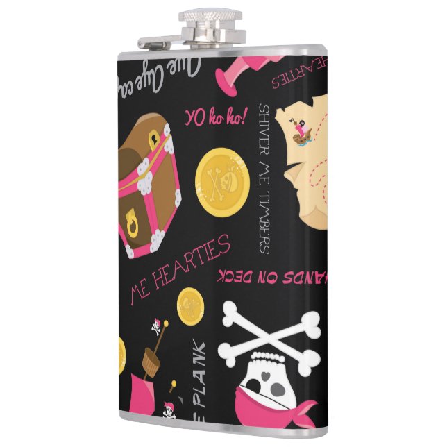 Behålla eller skapa en egen kolv, 6 oz. Hip-kolv Fickplunta (Vänster)