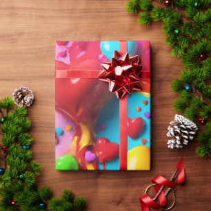 Behålla eller Skapa en egen Papper radbrytning Presentpapper