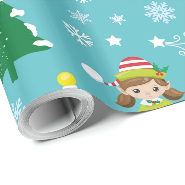 Behålla eller Skapa en egen Papper radbrytning Presentpapper (Rullad Hörn)