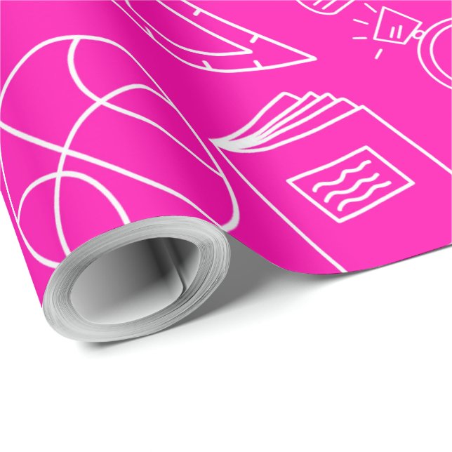 Behålla eller Skapa en egen Papper radbrytning Presentpapper (Rullad Hörn)