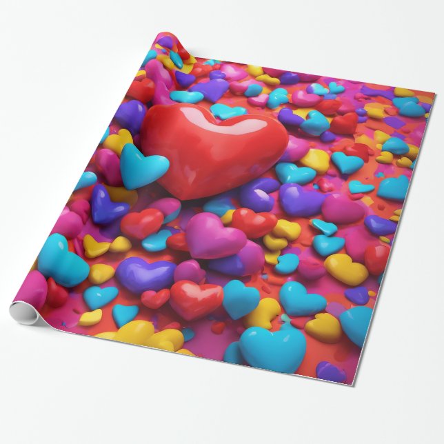 Behålla eller Skapa en egen Papper radbrytning Presentpapper (Utrullad)