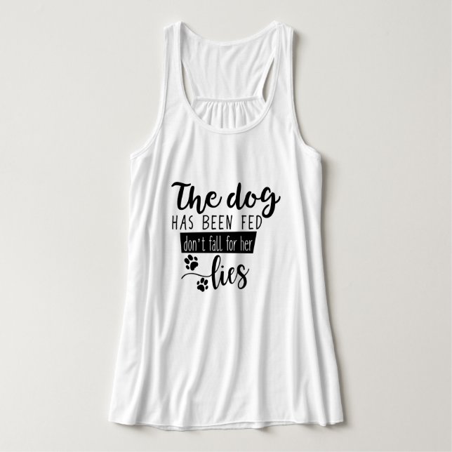 Behålla eller utformning av ditt eget - Tanktop Linne Med Racerback (Design framsida)