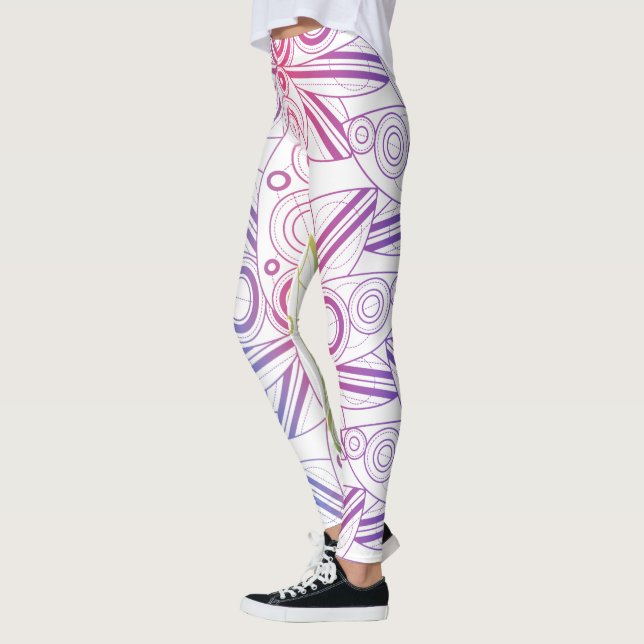 Behålla eller utformning av egna lagar leggings (Vänster)