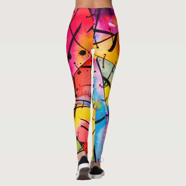 Behålla eller utformning - Lagar Leggings (Baksida)