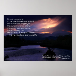 Behålla ett öppet sinne.. inspirerande poster