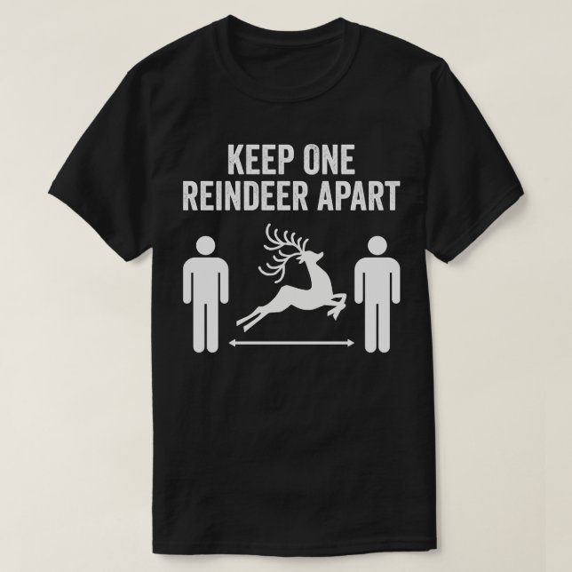 Behålla ett renar i social avstånd kemilma t shirt (Design framsida)