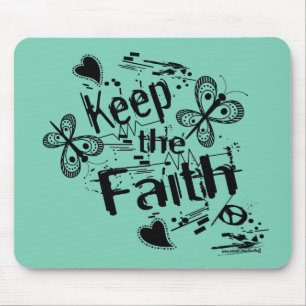 Behålla Faith Graffiti Standard Mouse Pad Musmatta