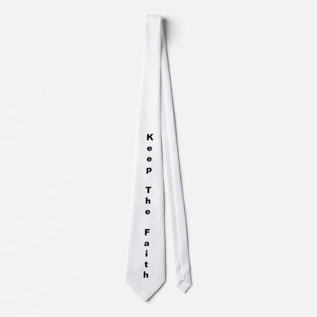 Behålla Faith Neck Tie (svartvitt) Slips (Framsida)