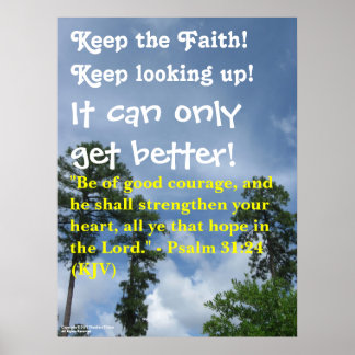 "Behålla Faith!" poster! Poster