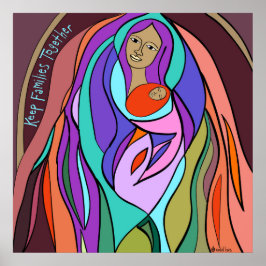 Behålla Families - Madonna for Large Poster tillsa