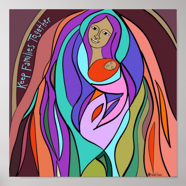 Behålla Families - Madonna for Small Poster (Framsidan)